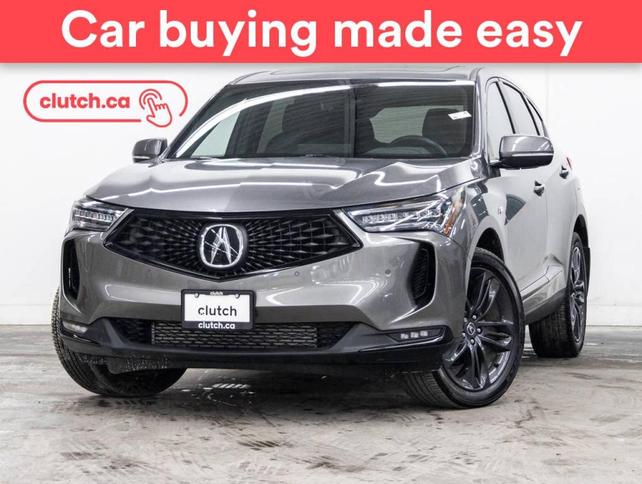 Used 2022 Acura RDX A-Spec AWD w/Apple CarPlay & Android Auto, Heated Front Seats, Backup Cam for sale in Toronto, ON