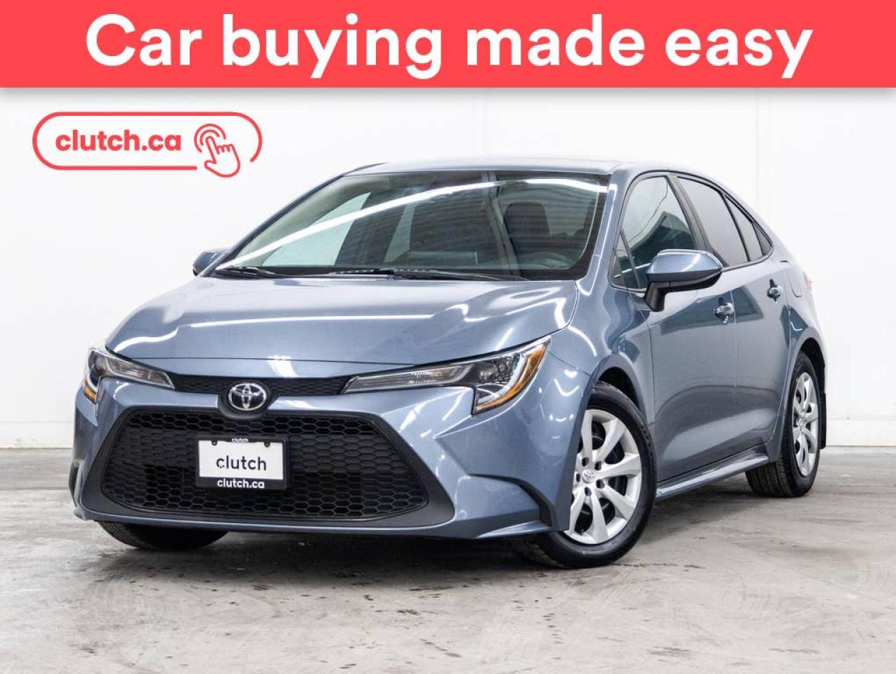 Used 2020 Toyota Corolla LE w/Apple CarPlay, Heated Front Seats, Rearview Cam for sale in Toronto, ON