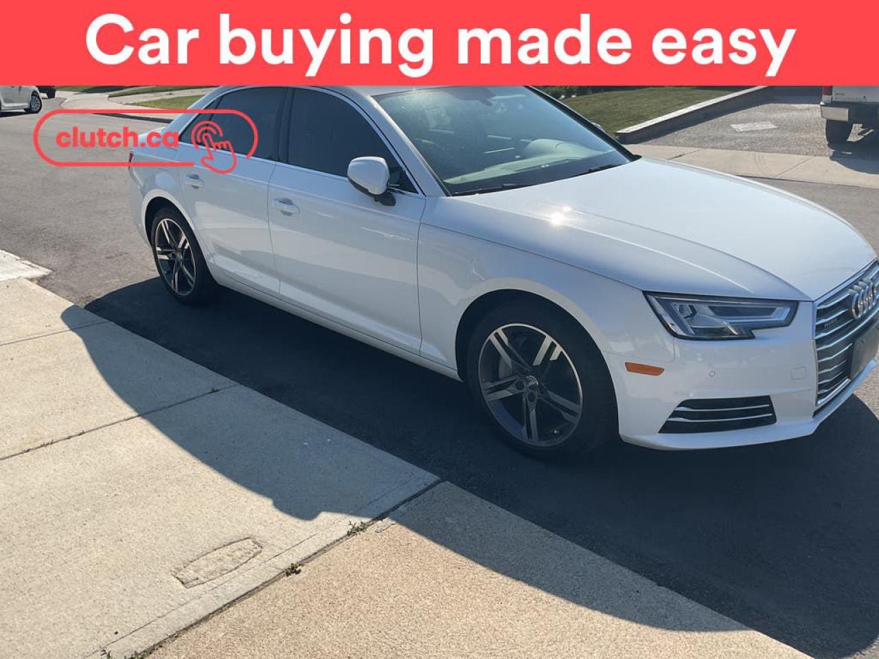 Used 2017 Audi A4 Technik AWD w/ Apple CarPlay & Android Auto, Rearview Cam, Dual Zone Climate Control for sale in Toronto, ON