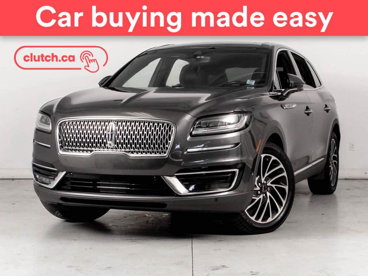 Used 2019 Lincoln Nautilus Reserve AWD W/ Sunroof, Nav, Rearview Cam for sale in Bedford, NS