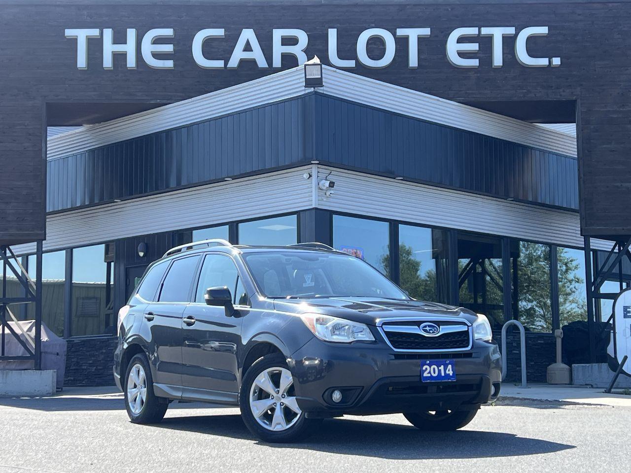 Used 2014 Subaru Forester 2.5i Touring Package HEATED LEATHER SEATS, NAV, MOONROOF, BACK UP CAM, CRUISE CONTROL!! for sale in Sudbury, ON