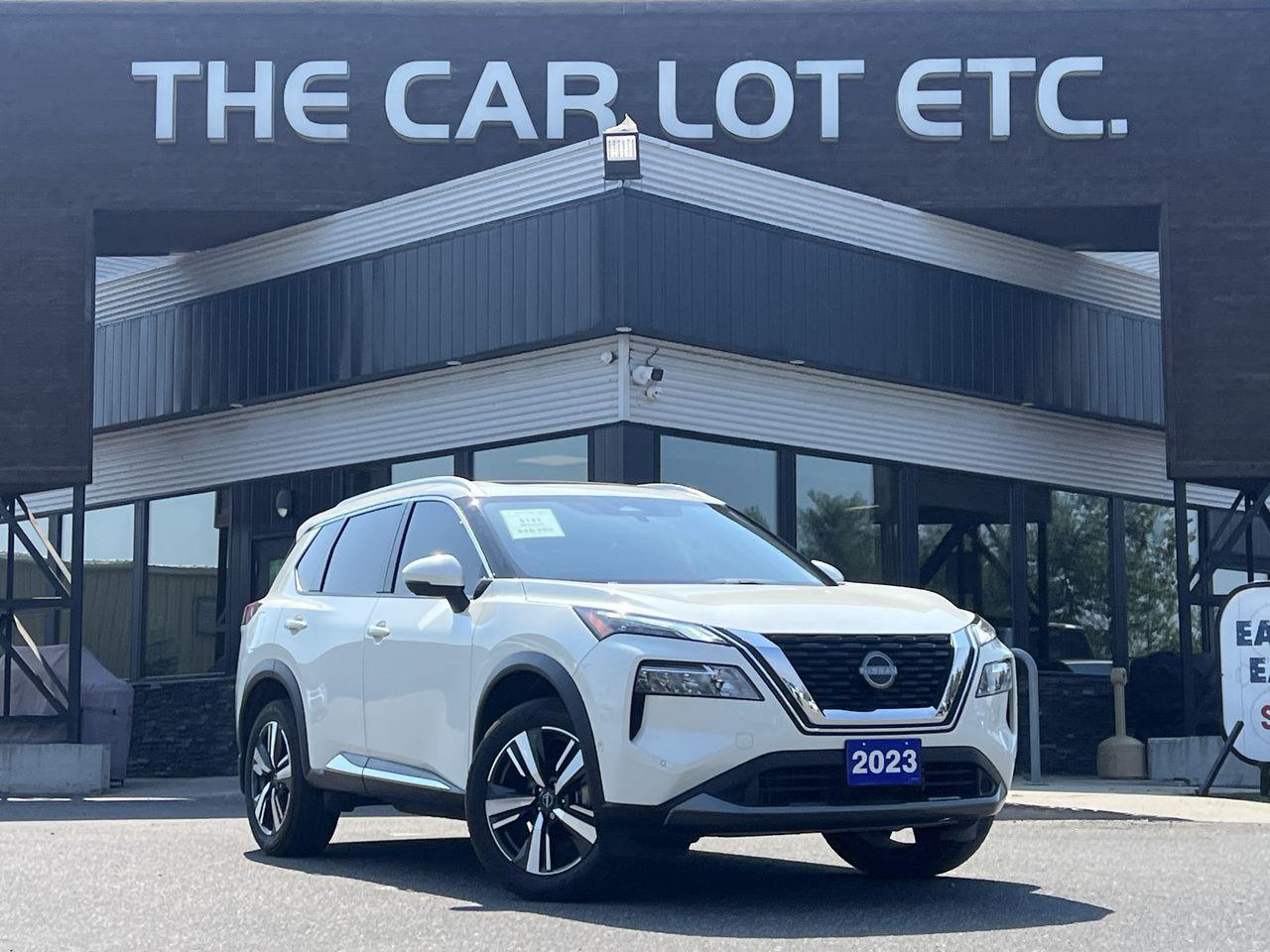 Used 2023 Nissan Rogue SL APPLE CARPLAY/ANDROID AUTO, REMOTE START, HEATED LEATHER SEATS, NAV, MOONROOF!! for sale in Sudbury, ON