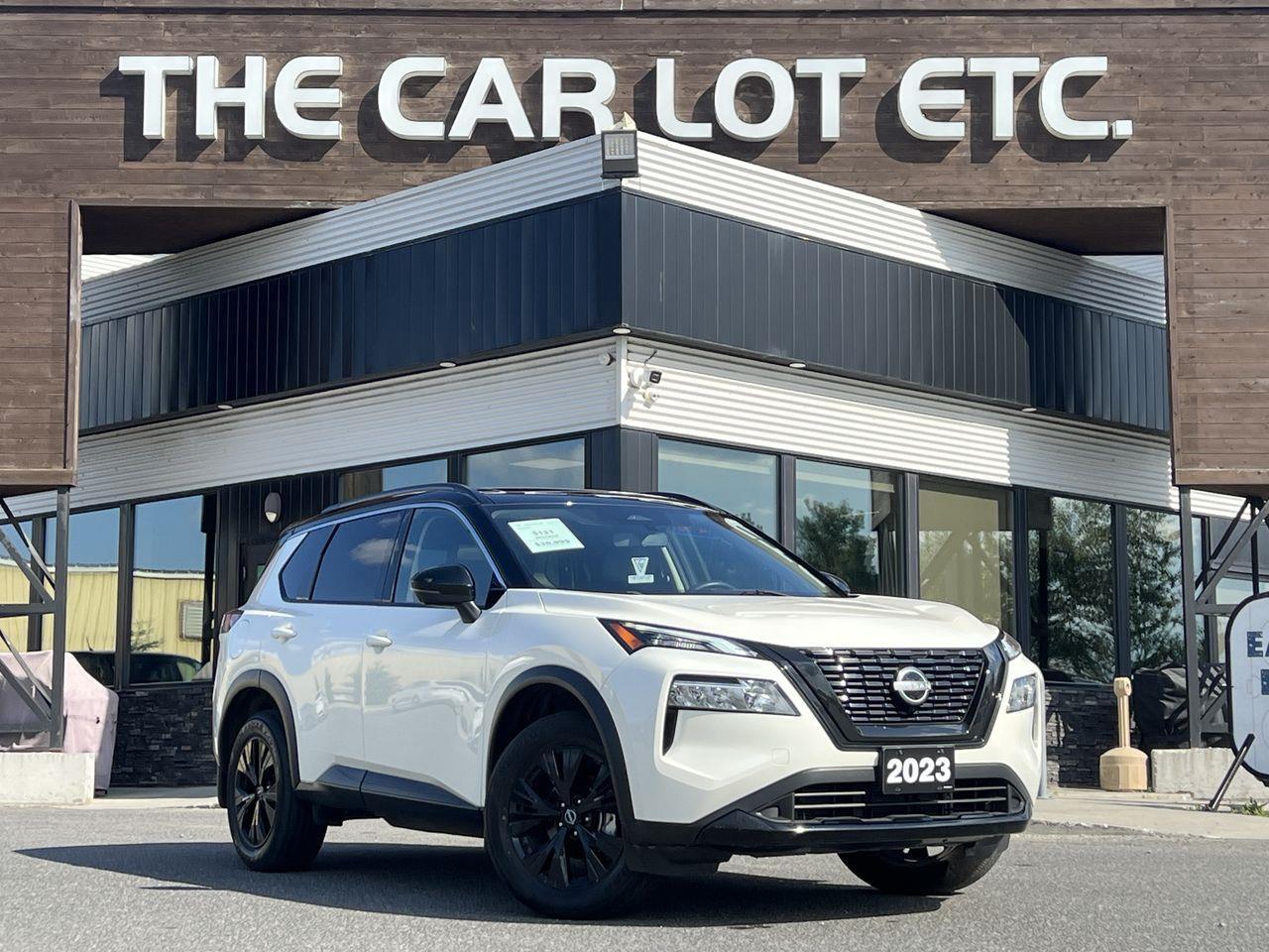 Used 2023 Nissan Rogue SV Midnight Edition APPLE CARPLAY/ANDROID AUTO, HEATED LEATHER SEATS, SIRIUS XM, BACK UP CAM, MOONROOF!! for sale in Sudbury, ON