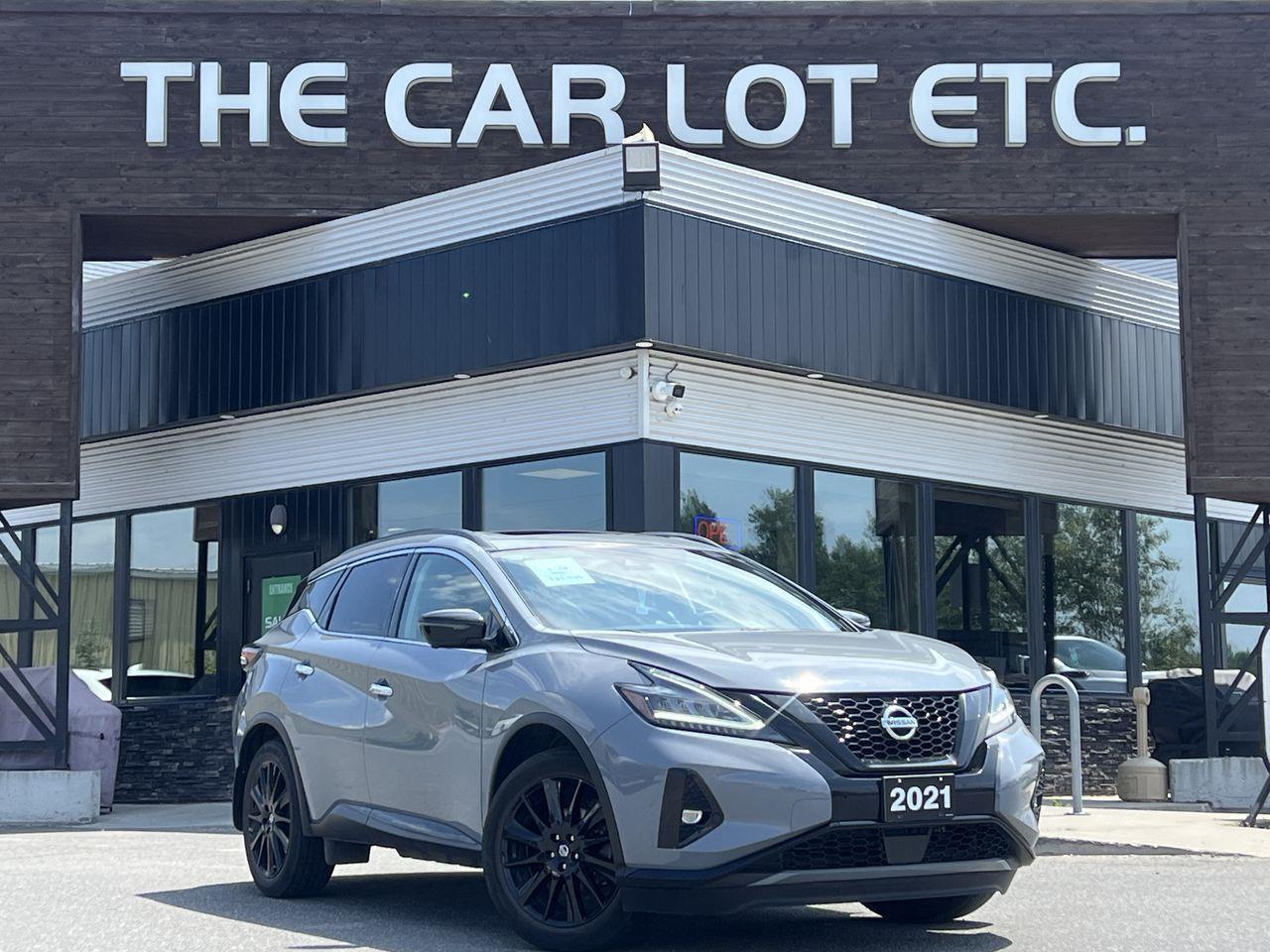 Used 2021 Nissan Murano Midnight Edition APPLE CARPLAY/ANDROID AUTO, NAV, MOONROOF, HEATED LEATHER SEATS, BACK UP CAM! for sale in Sudbury, ON