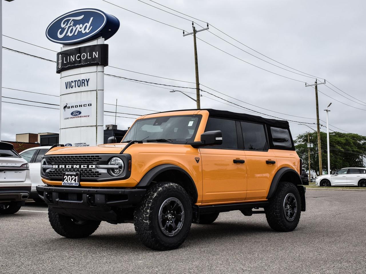 Used 2021 Ford Bronco Badlands Manual | ACC + Lane Keeping Aid | for sale in Chatham, ON