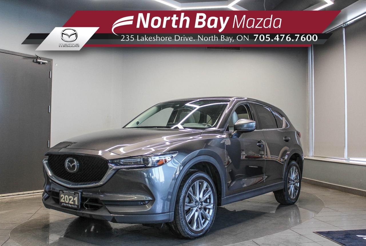 Used 2021 Mazda CX-5 GT HEATED/VENTILATED SEATS - NAVIGATION - APPLE CARPLAY AND ANDROID AUTO for sale in North Bay, ON