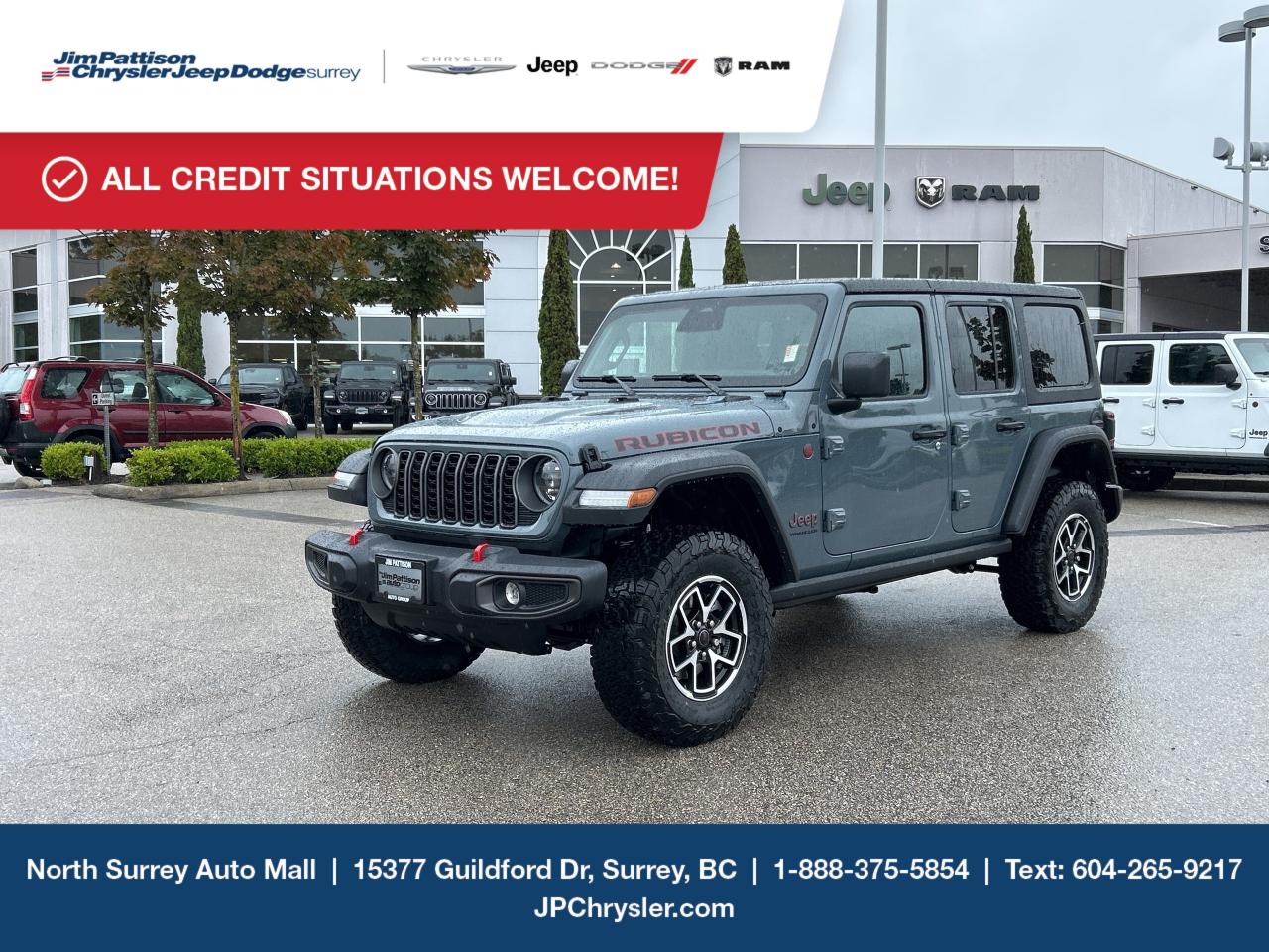 New 2025 Jeep Wrangler 4-Door Rubicon for sale in Surrey, BC