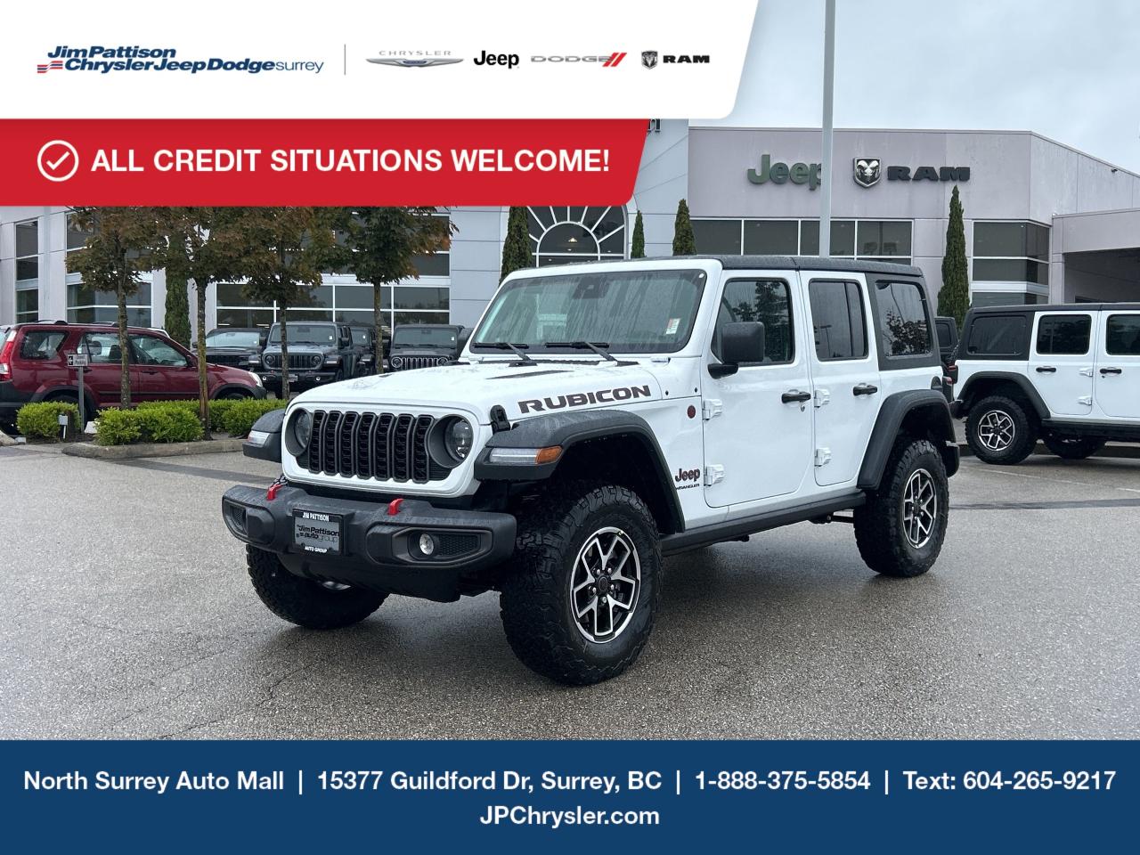 Jim Pattison Chrysler Jeep Dodge is ready to help you find your perfect vehicle. Our team of highly-experienced pros will provide you with the highest level of customer care and we are proud to offer online shopping from the comfort of your home with the new Pick, Price, Purchase Program. Browse our inventory online, create a personal account to track the vehicles youre interested in and the payment options that work best for you. Simple as that! And we will be here to answer all your questions. Visit our website, send us an email or give us a call today and let us get to work for you!  Price includes freight & pre-delivery inspection (PDI) charges. Documentation fee ($899), air conditioning levy ($100) if applicable, environmental levies (up to $32.50), finance/lease placement fee ($599) if applicable, GST and PST are additional. Dealer-installed accessories are included, if applicable. Rebates applied after taxes.  DL#30394