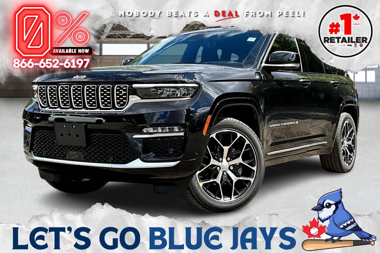 New 2025 Jeep Grand Cherokee SUMMIT  RESERVE | Lux Tech 5 | Adv Pro Tech 4 | for sale in Mississauga, ON