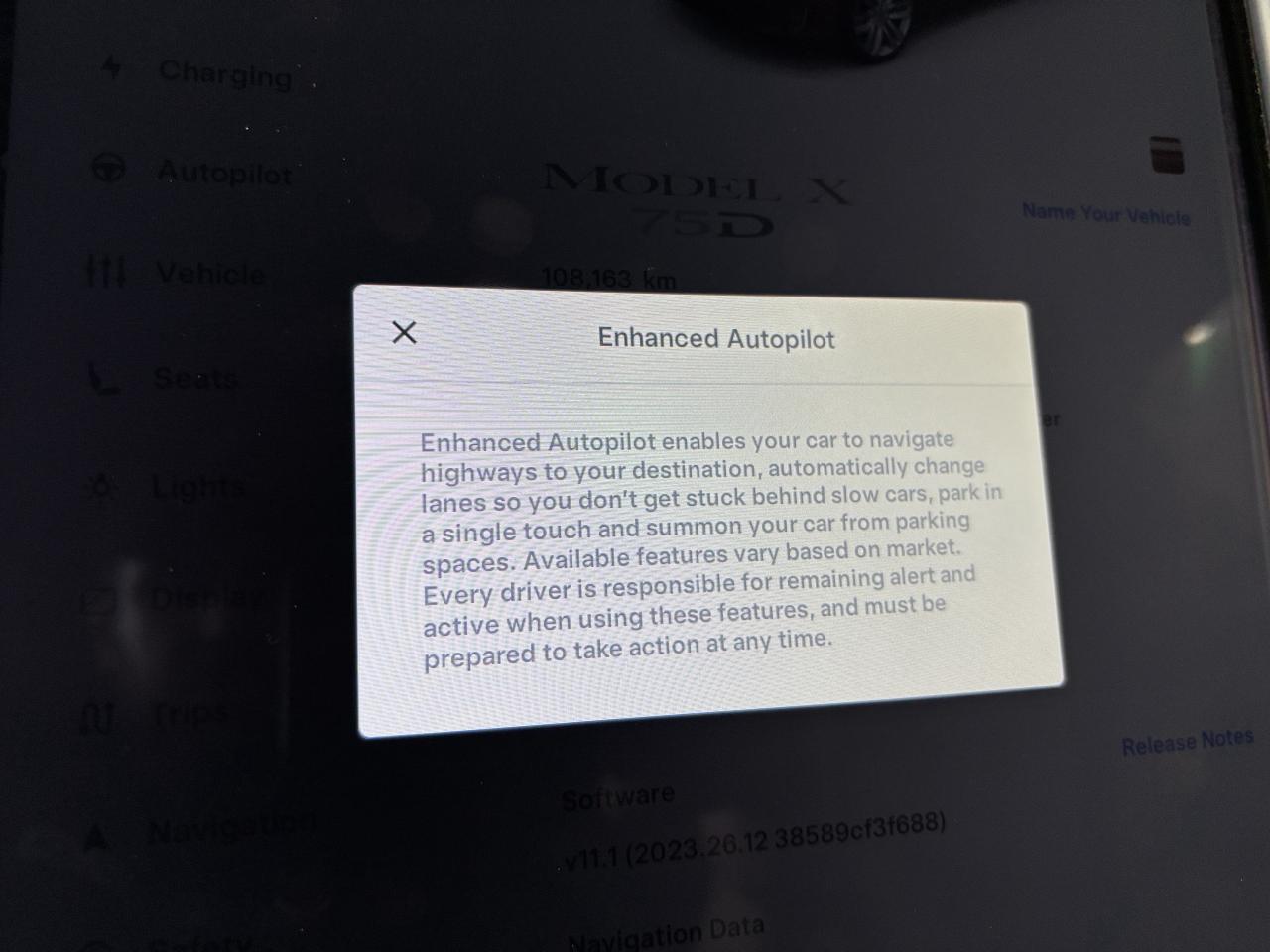 2017 Tesla Model X 75D|AWD|ENHANCEDAUTOPILOT|FALCONDOORS|NAV|AIRSUSP| - Photo #21
