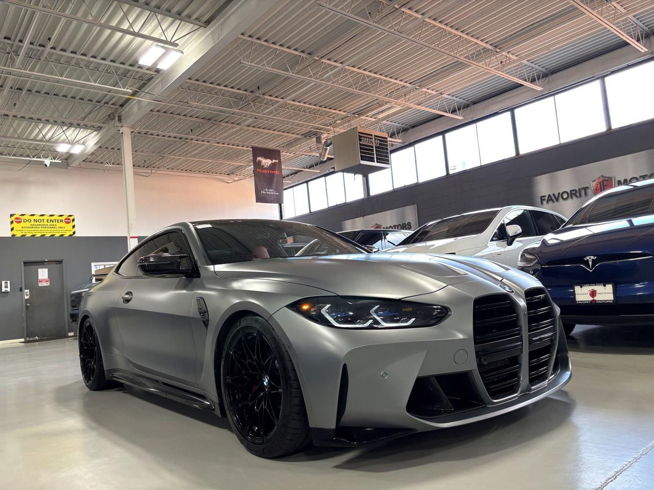 2022 BMW M4 Competition|COUPE|NO LUX TAX|REDLEATHER|MATTEPPF|+ - Photo #3