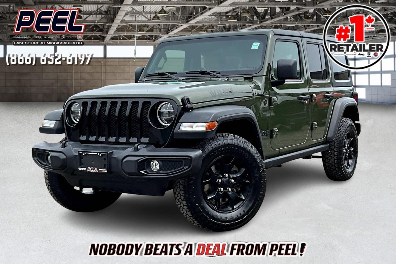 Used 2022 Jeep Wrangler Willys 4Dr | 6Spd Manual | Tan Interior | 4X4 for sale in Mississauga, ON
