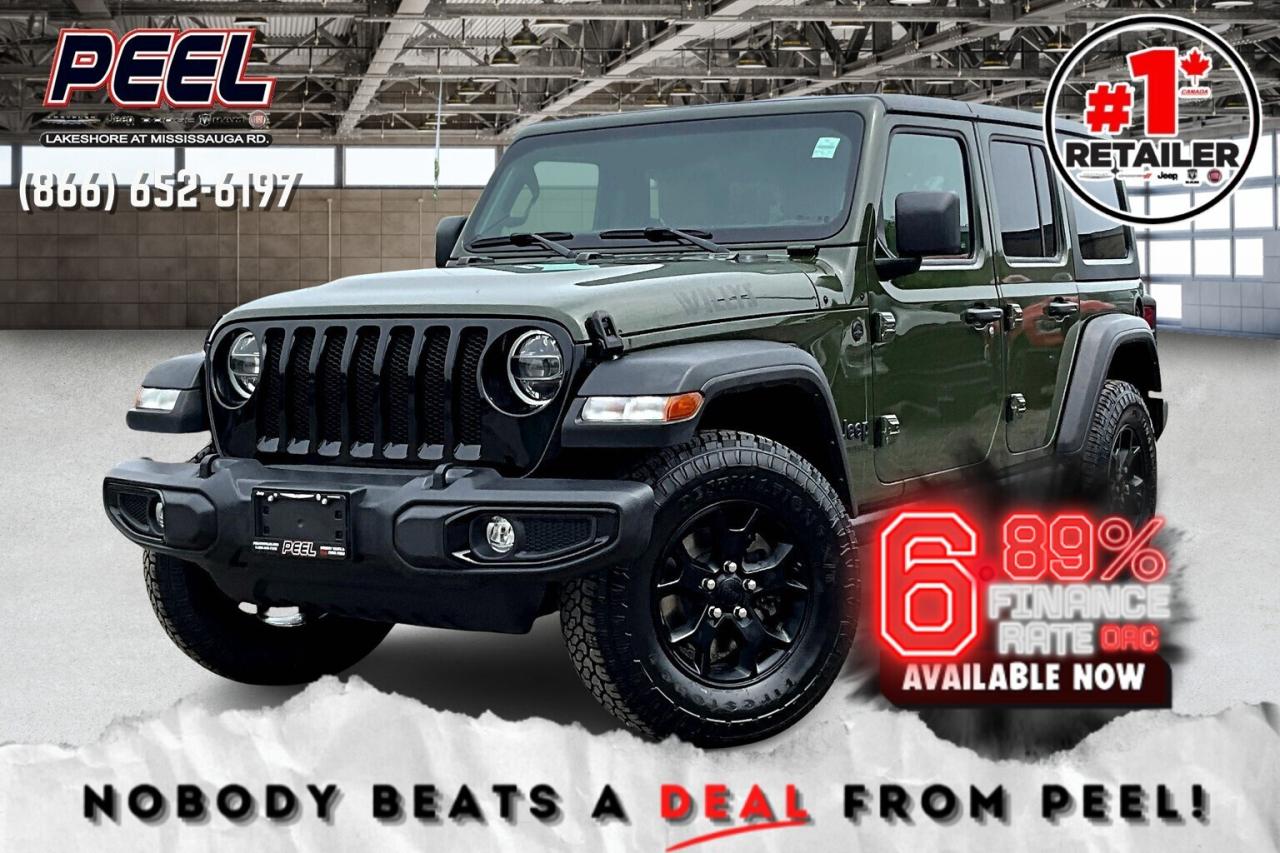 Used 2022 Jeep Wrangler Willys 4Dr | 6Spd Manual | Tan Interior | 4X4 for sale in Mississauga, ON