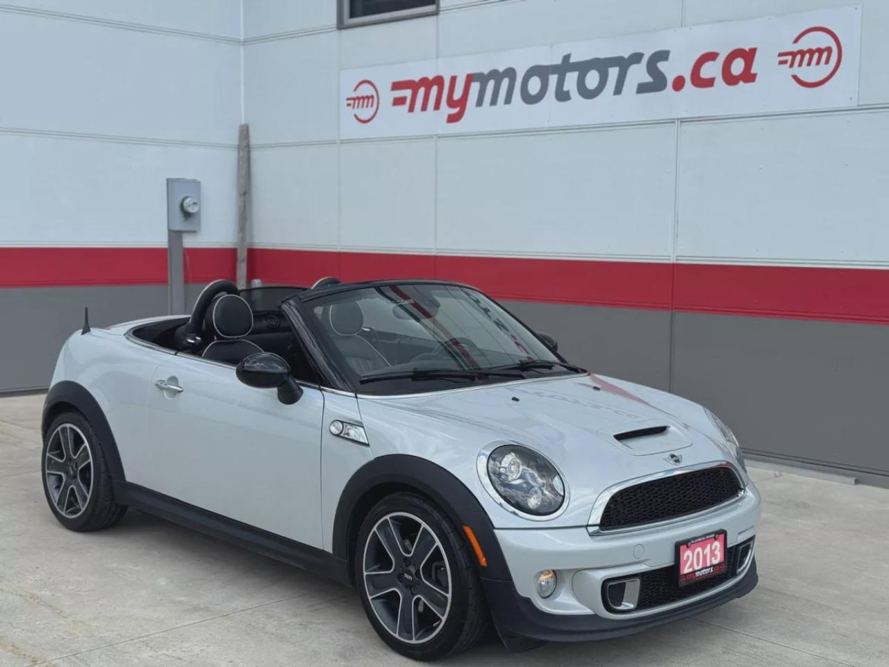 Used 2013 MINI Cooper Roadster S Convertible (**VERY LOW KM!!**CLEAN TITLE/NO ACCIDENTS!!**SAFETY/CERTIFIED!!**HEATED SEATS**FOG LIGHTS**LEATHER**SPORT MODE**PUSH BUTTON START**MINI RUBBER MATS**USB/AUX**BLUETOOTH**CRUISE CONTROL**) for sale in Tillsonburg, ON