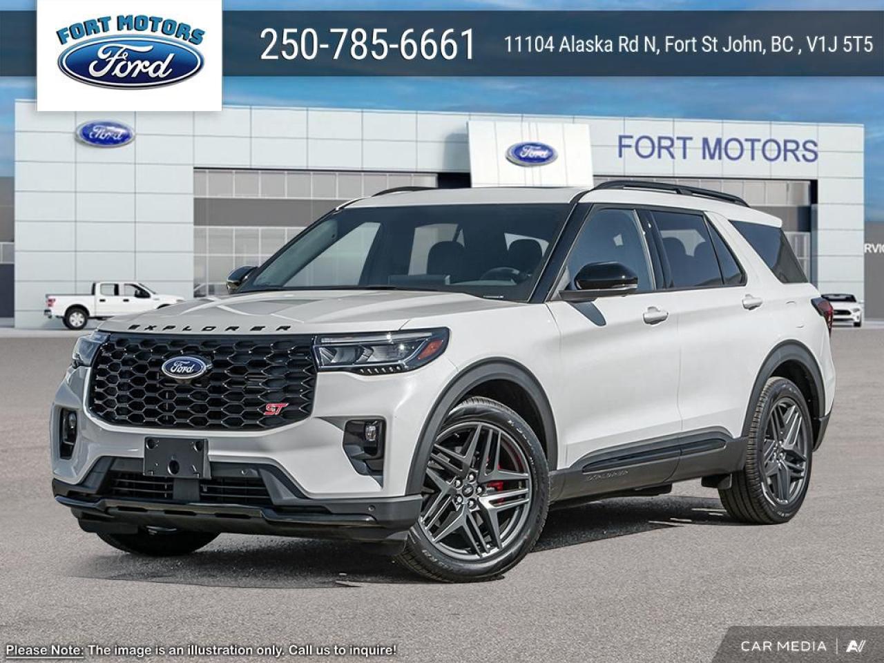 New 2025 Ford Explorer ST for sale in Fort St John, BC