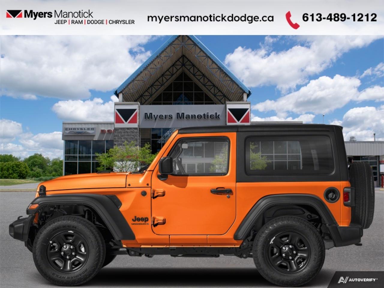 New 2025 Jeep Wrangler Sport  - Freedom Top for sale in Ottawa, ON