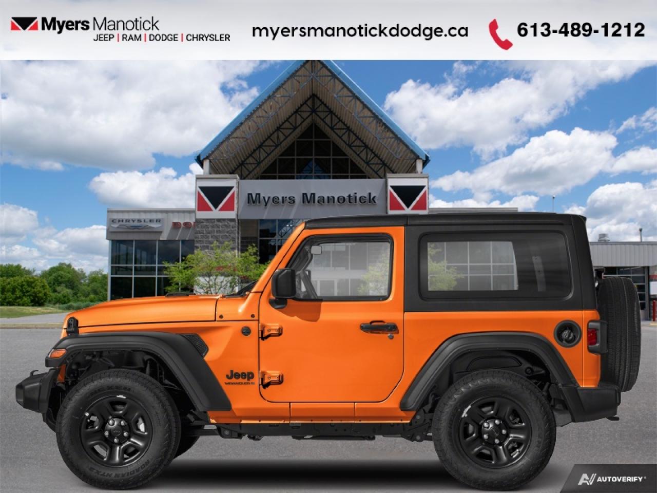 New 2025 Jeep Wrangler Sport  - Freedom Top for sale in Ottawa, ON