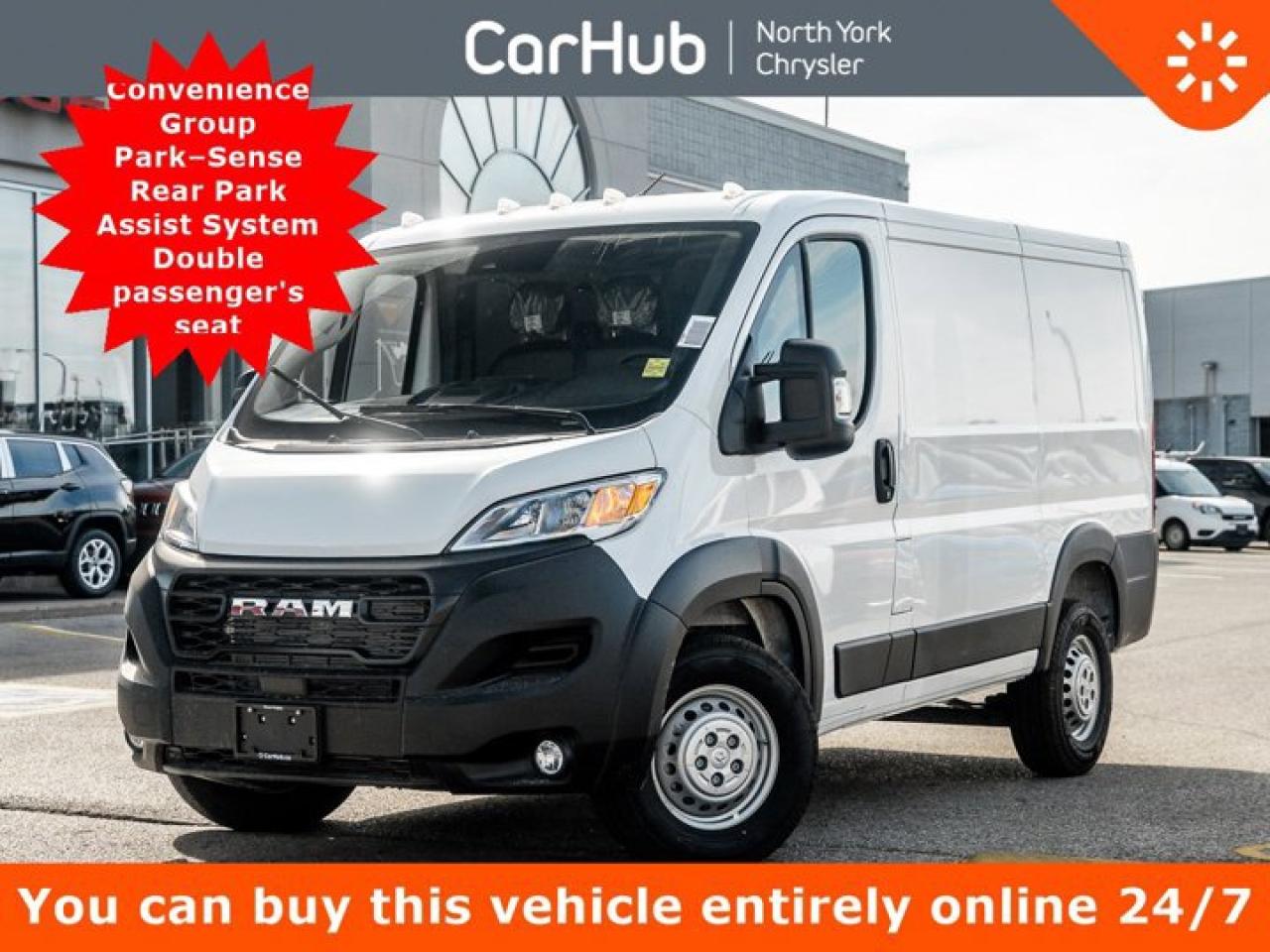 New 2026 RAM Cargo Van ProMaster 1500 Low Roof 118'' Convenience Group  ParkSense Rear Park Assist System for sale in Thornhill, ON