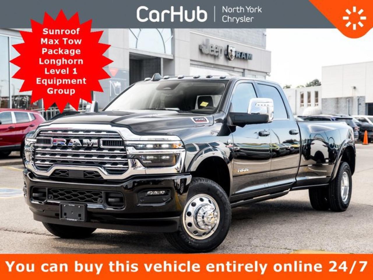 New 2026 RAM 3500 Limited 8' Box Sunroof Max Tow Package Longhorn Level 1 Equipment Group for sale in Thornhill, ON