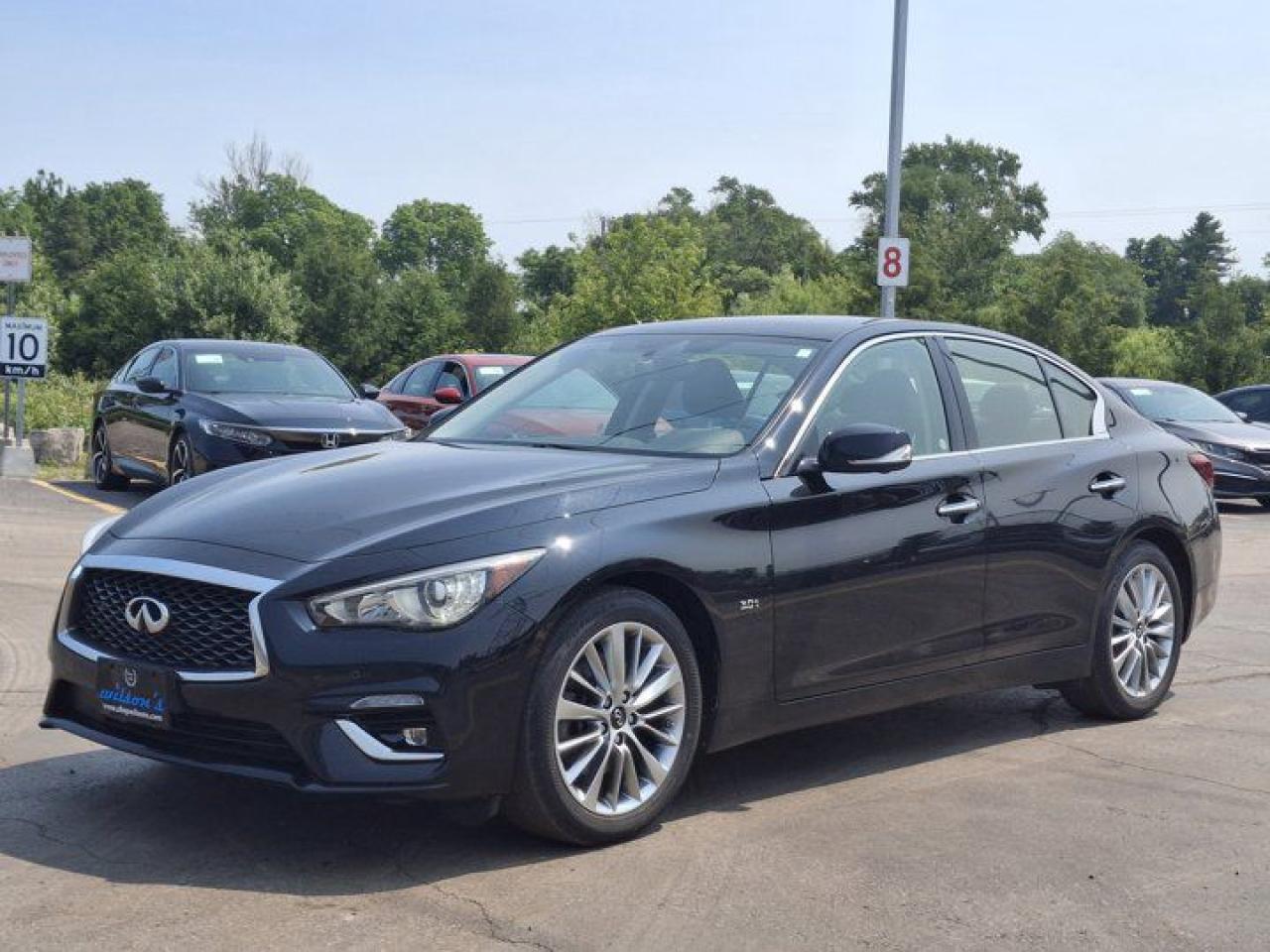 Used 2018 Infiniti Q50 3.0t LUXE AWD | Leather | Sunroof | Navi | Heated Seats | Remote Start | Keyless Entry | and More ! for sale in Guelph, ON