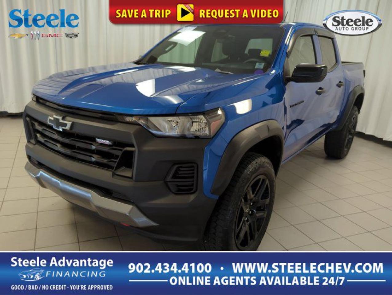 4WD Crew Cab Trail Boss, 8-Speed Automatic, Turbocharged Gas I4 2.7L/