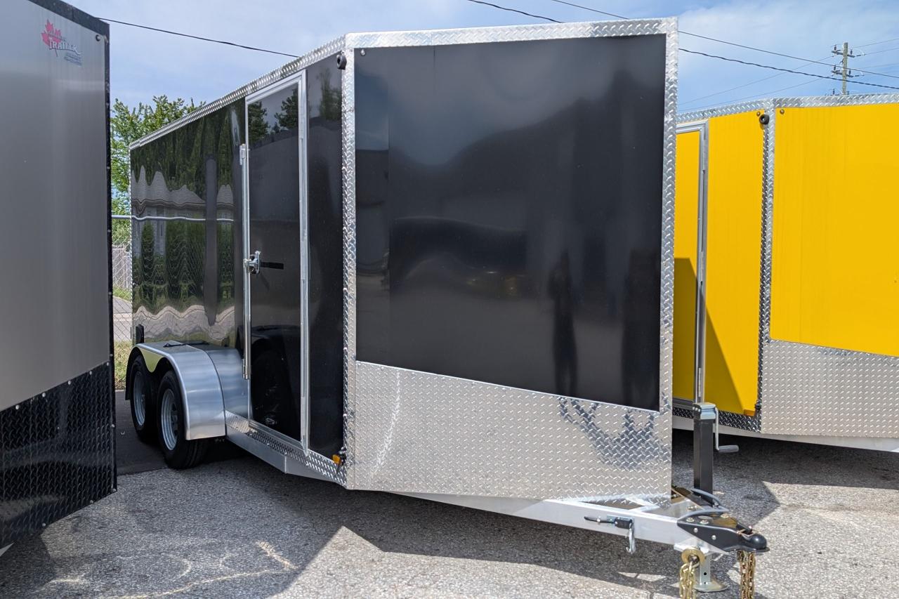 New 2025 Canadian Trailer Company 7x14 V Nose Cargo Trailer Aluminum Tandem Axle for sale in Guelph, ON