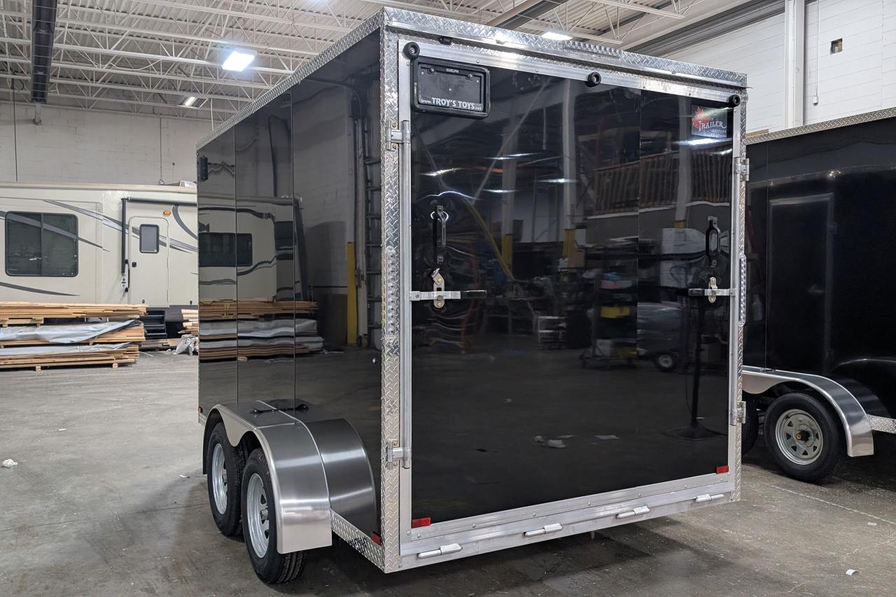 2025 Canadian Trailer Company 7x12 V-Nose Cargo Trailer Aluminum Tandem Axle Photo2