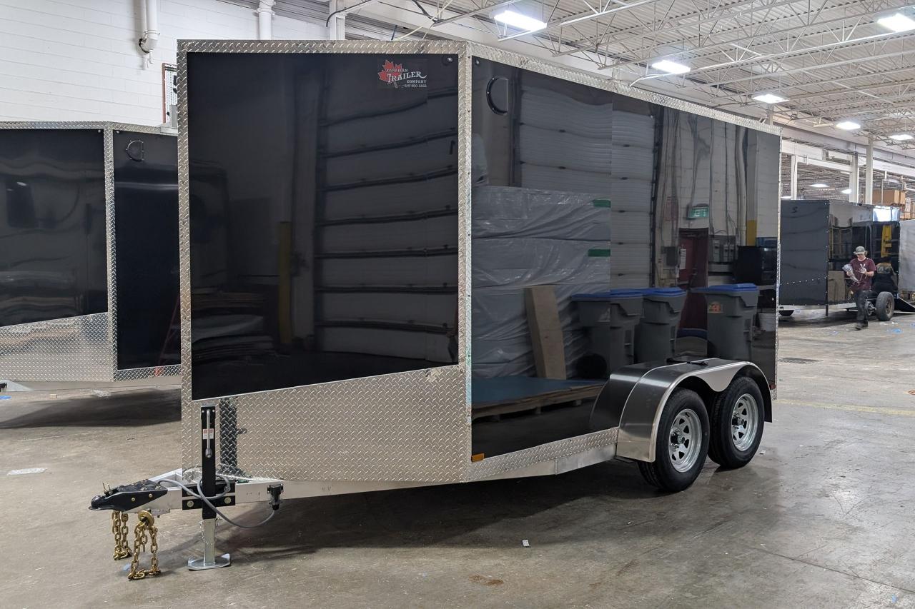 2025 Canadian Trailer Company 7x12 V-Nose Cargo Trailer Aluminum Tandem Axle Photo8