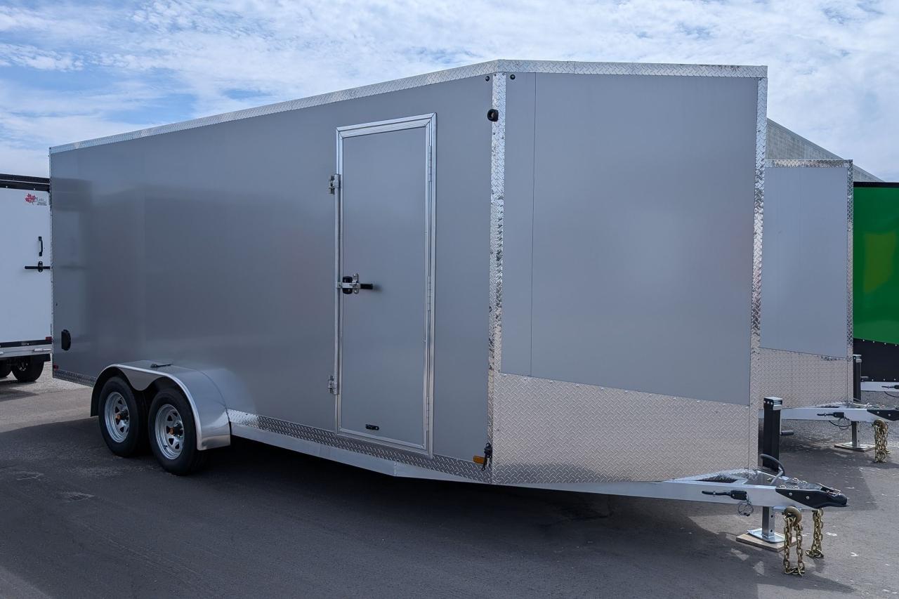 2025 Canadian Trailer Company 7x18 V-Nose Cargo Trailer Aluminum Tandem Axle Photo7