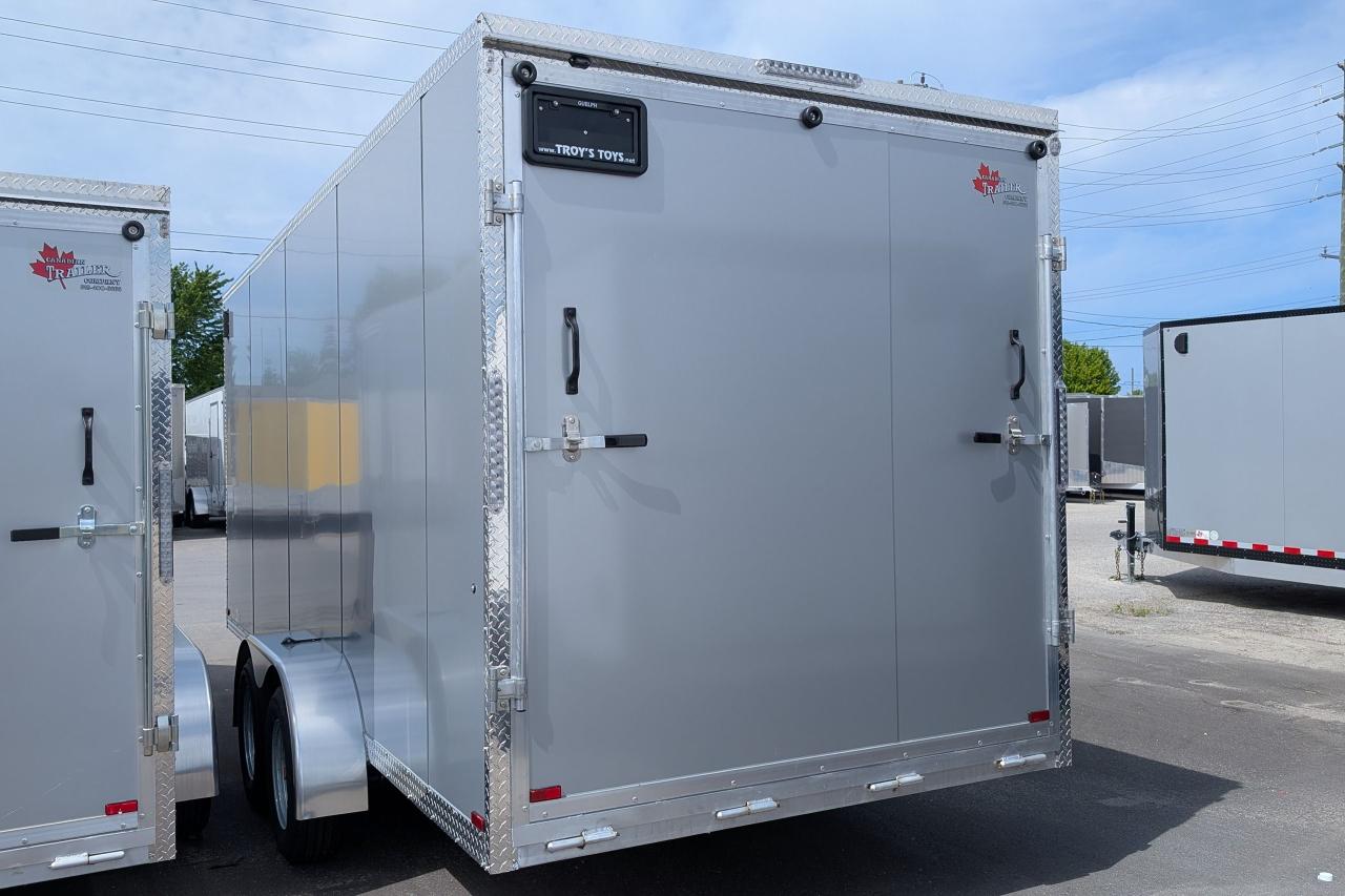 2025 Canadian Trailer Company 7x18 V-Nose Cargo Trailer Aluminum Tandem Axle Photo8