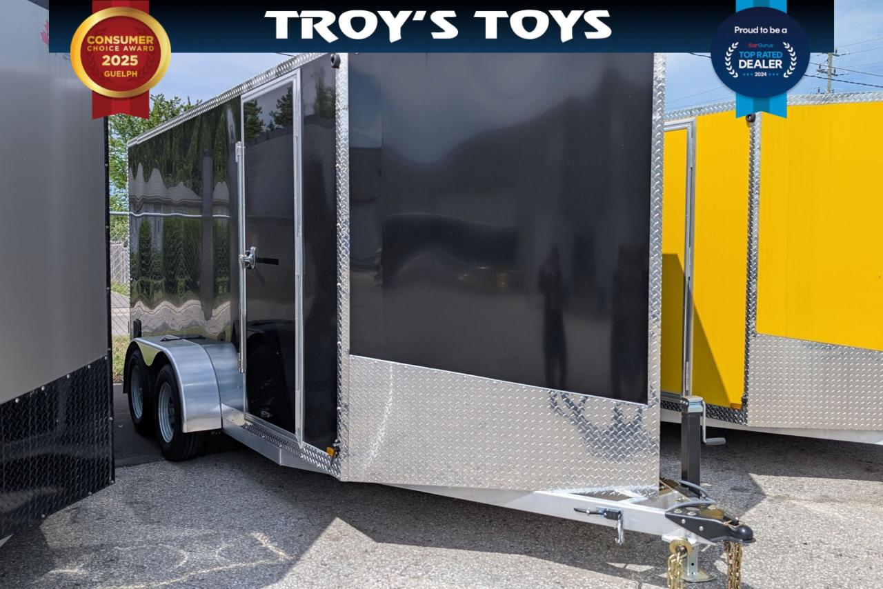 New 2025 Canadian Trailer Company 7x14 V Nose Cargo Trailer Aluminum Tandem Axle for sale in Kitchener, ON