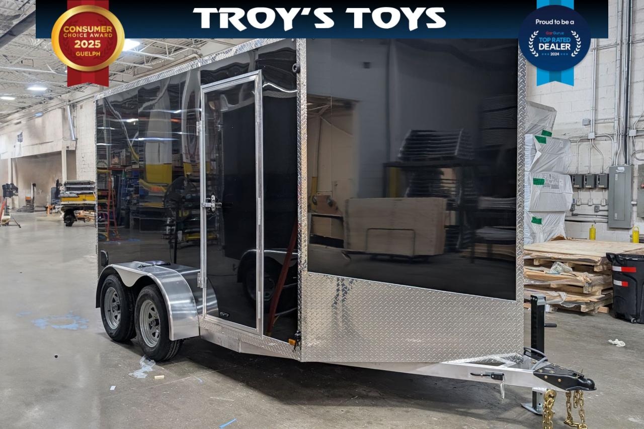 2025 Canadian Trailer Company 7x12 V-Nose Cargo Trailer Aluminum Tandem Axle