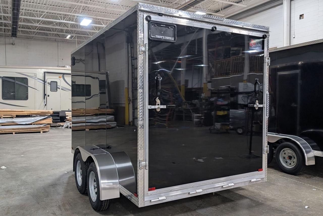 2025 Canadian Trailer Company 7x12 V-Nose Cargo Trailer Aluminum Tandem Axle