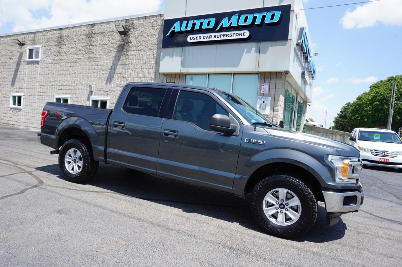 Used 2018 Ford F-150 5.0L V8 XLT CREW 4WD CERTIFIED *FORD MAINTAIN* CAMERA BLUETOOTH ALLOYS for sale in Burlington, ON