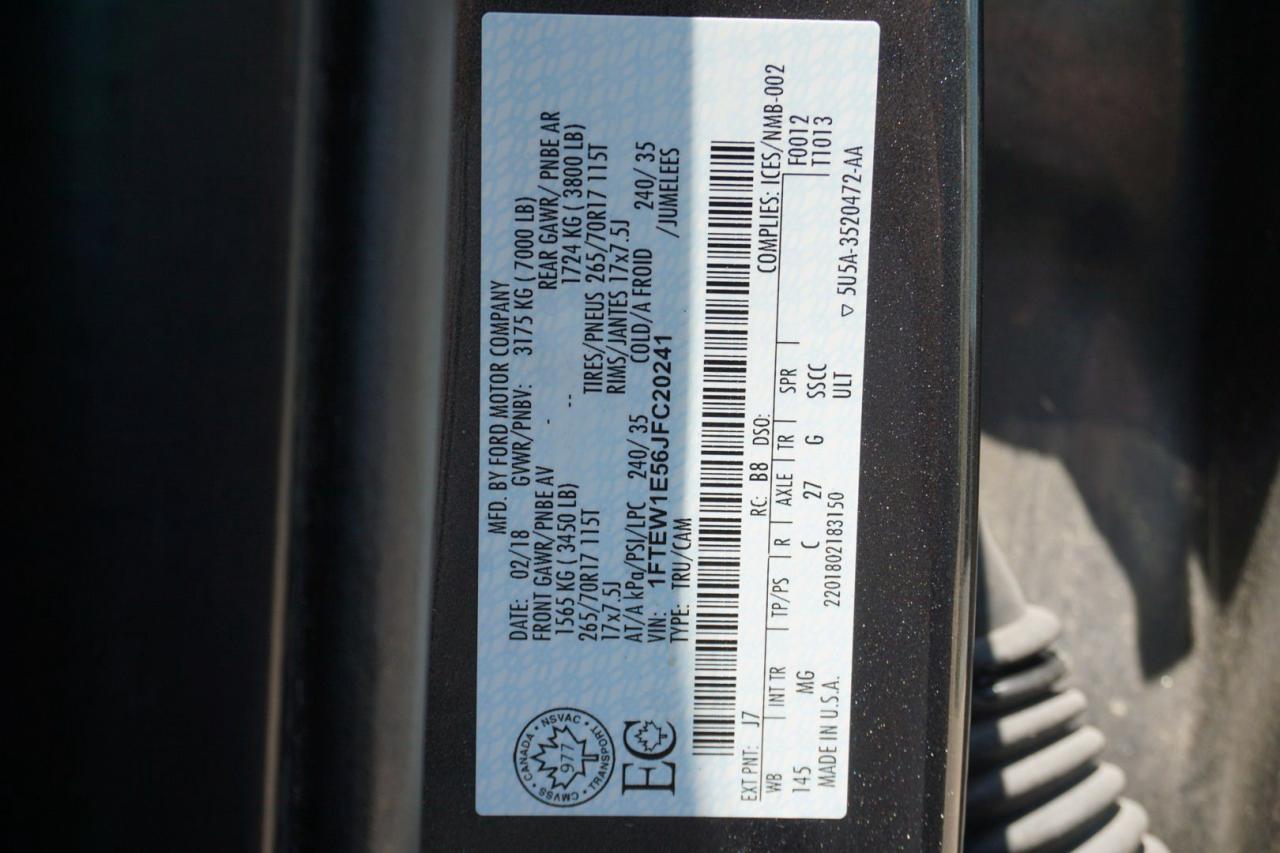 2018 Ford F-150 5.0L V8 XLT CREW 4WD CERTIFIED *FORD MAINTAIN* CAMERA BLUETOOTH ALLOYS - Photo #37