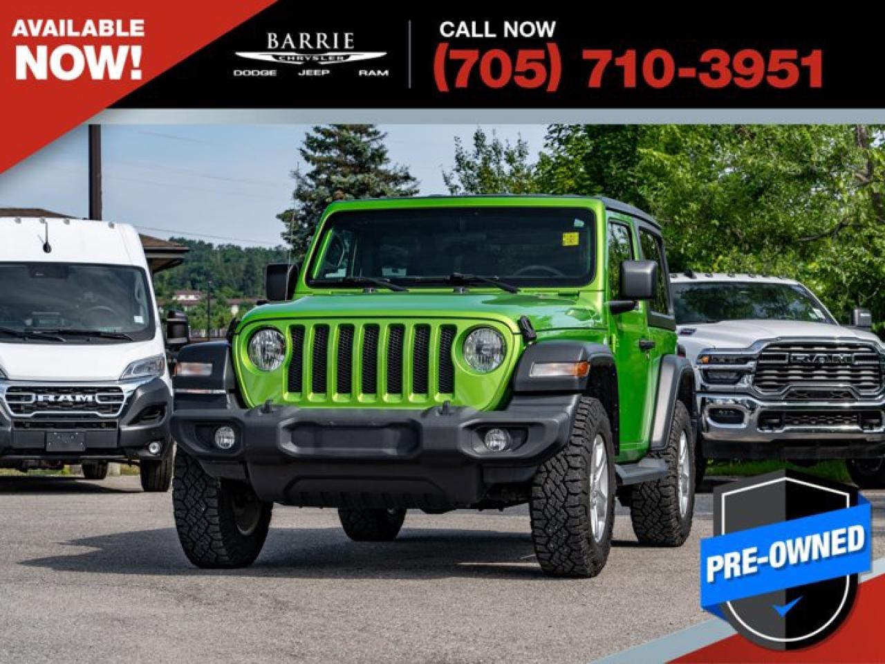 Used 2020 Jeep Wrangler Sport S for sale in Barrie, ON