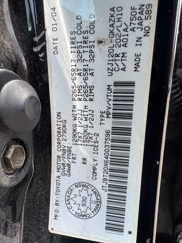 2004 Lexus GX 470 AS IS SPECIAL, 4.7 V8, WELL MAINTAINED - Photo #17