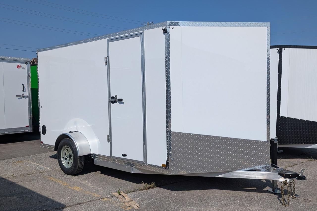 New 2025 Canadian Trailer Company 7x12 V-Nose Cargo Trailer Aluminum Single Axle for sale in Guelph, ON