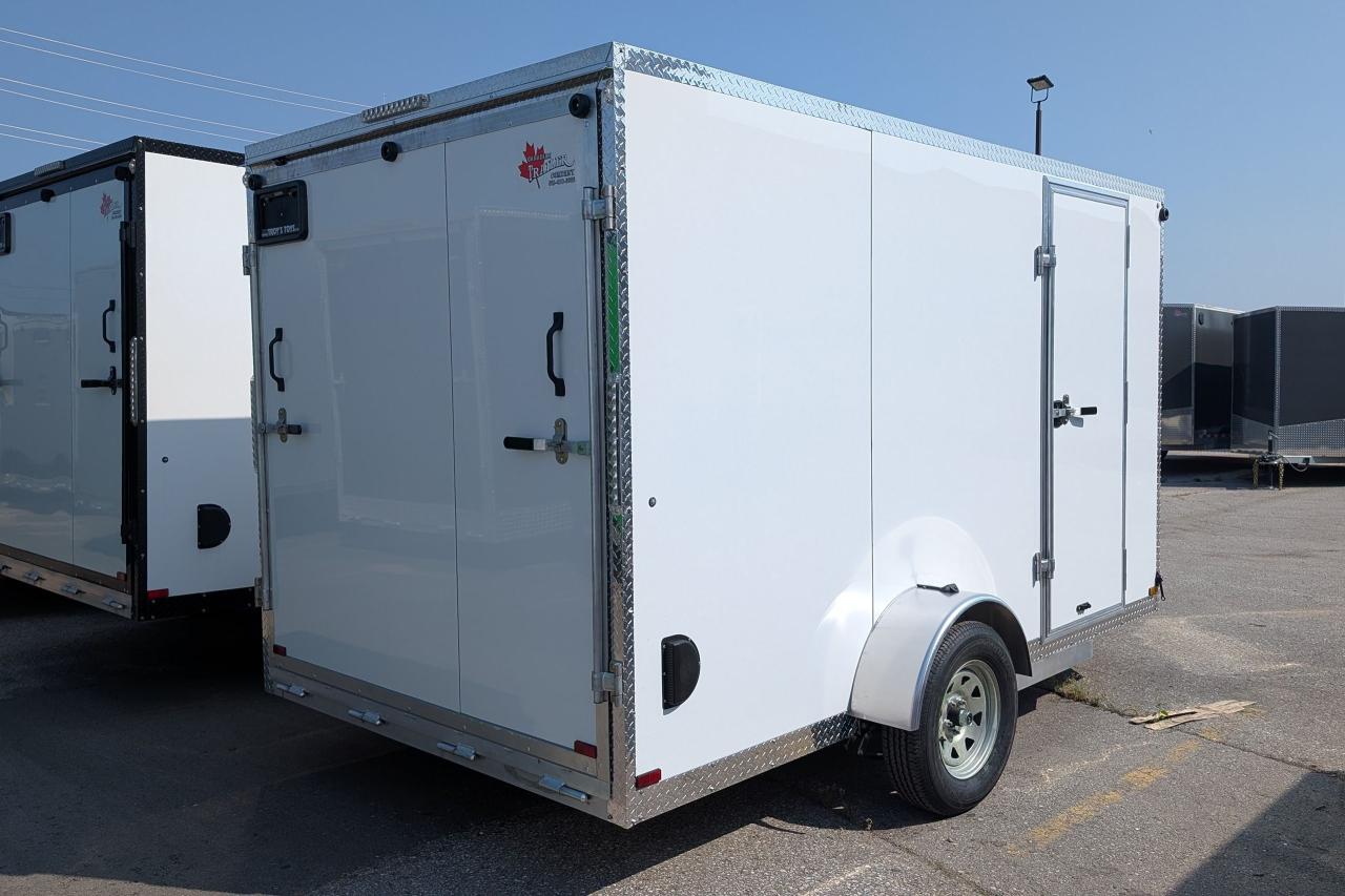 2025 Canadian Trailer Company 7x12 V-Nose Cargo Trailer Aluminum Single Axle Photo9