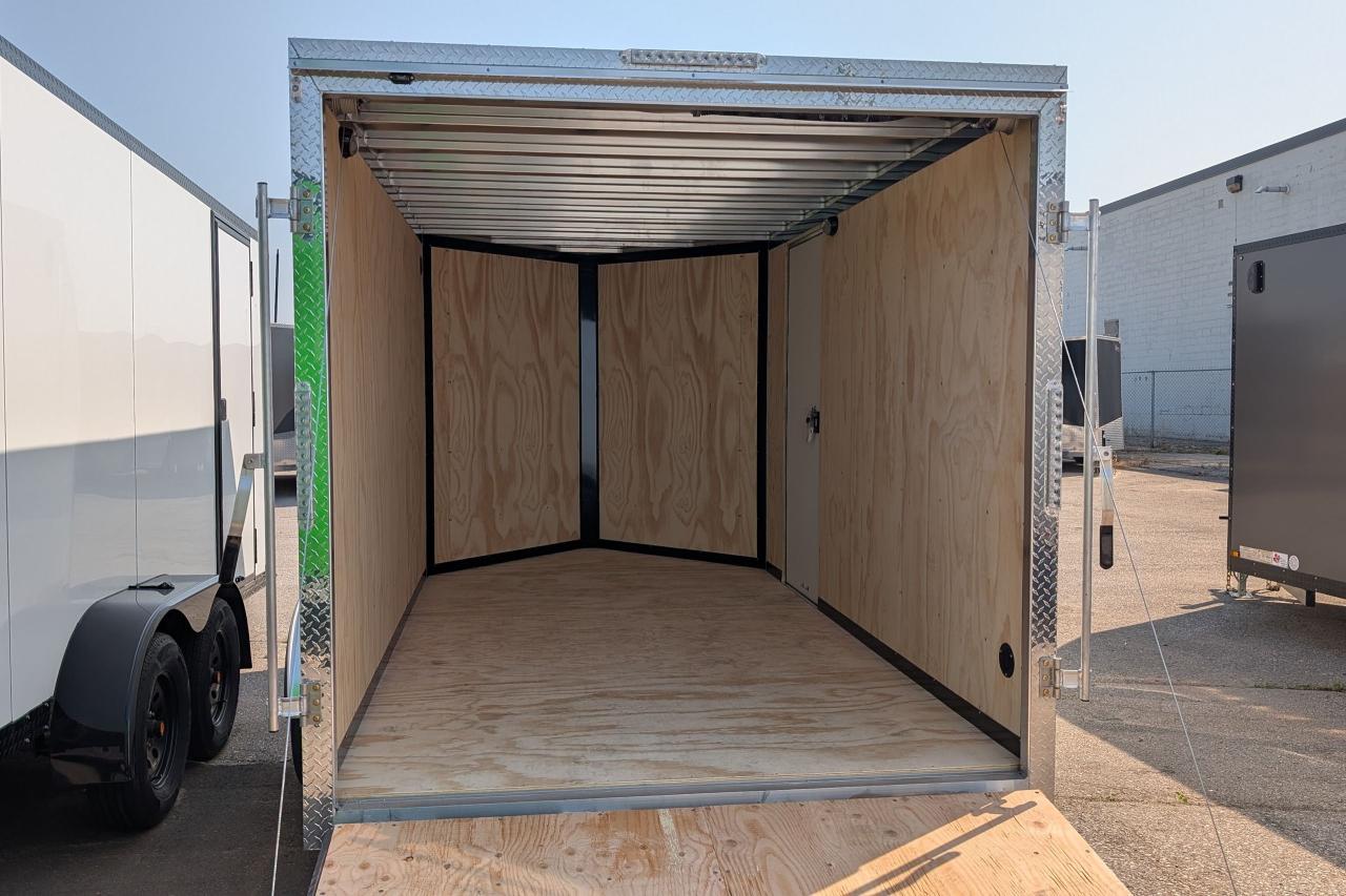 2025 Canadian Trailer Company 7x12 V-Nose Cargo Trailer Aluminum Single Axle Photo3