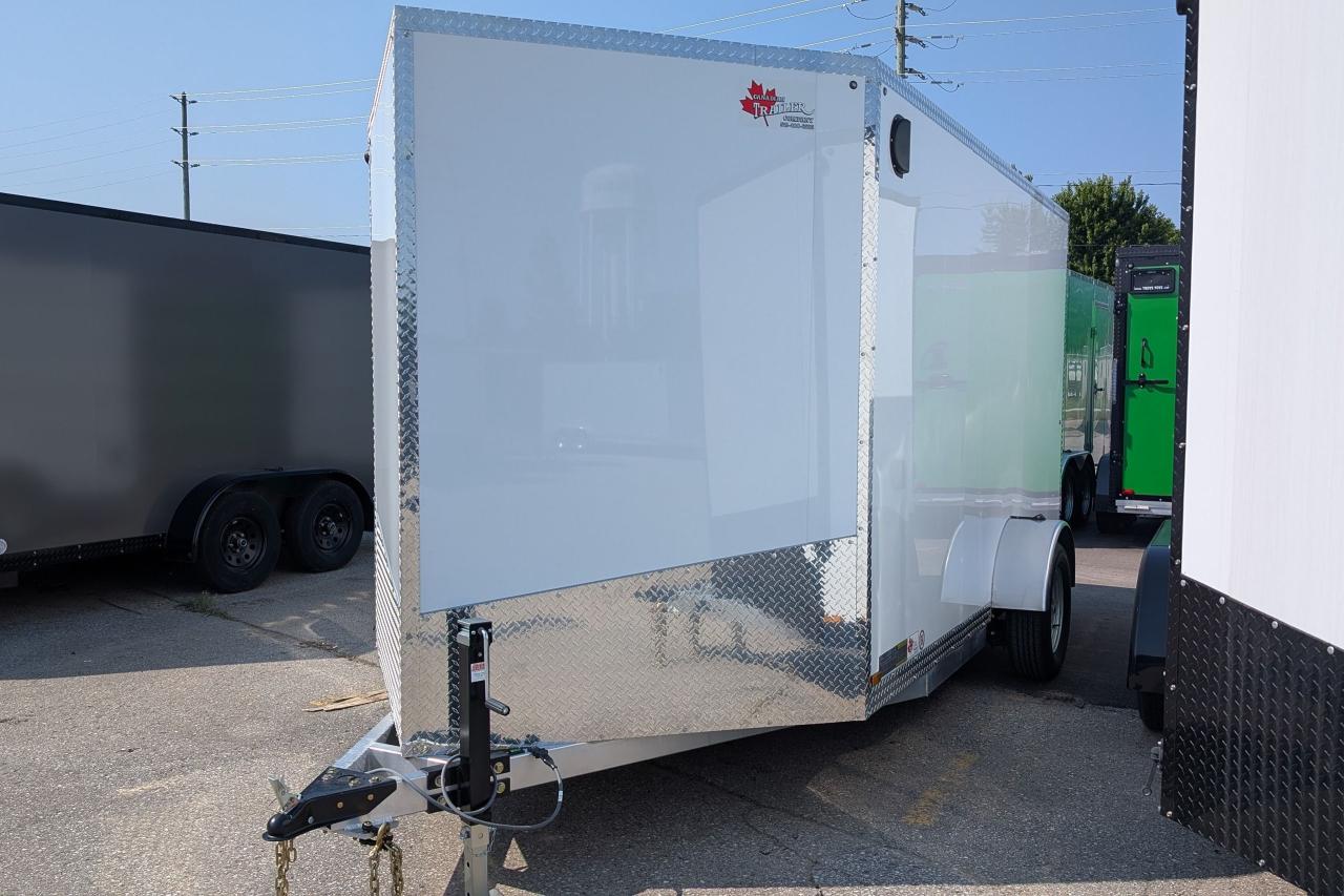 2025 Canadian Trailer Company 7x12 V-Nose Cargo Trailer Aluminum Single Axle Photo12