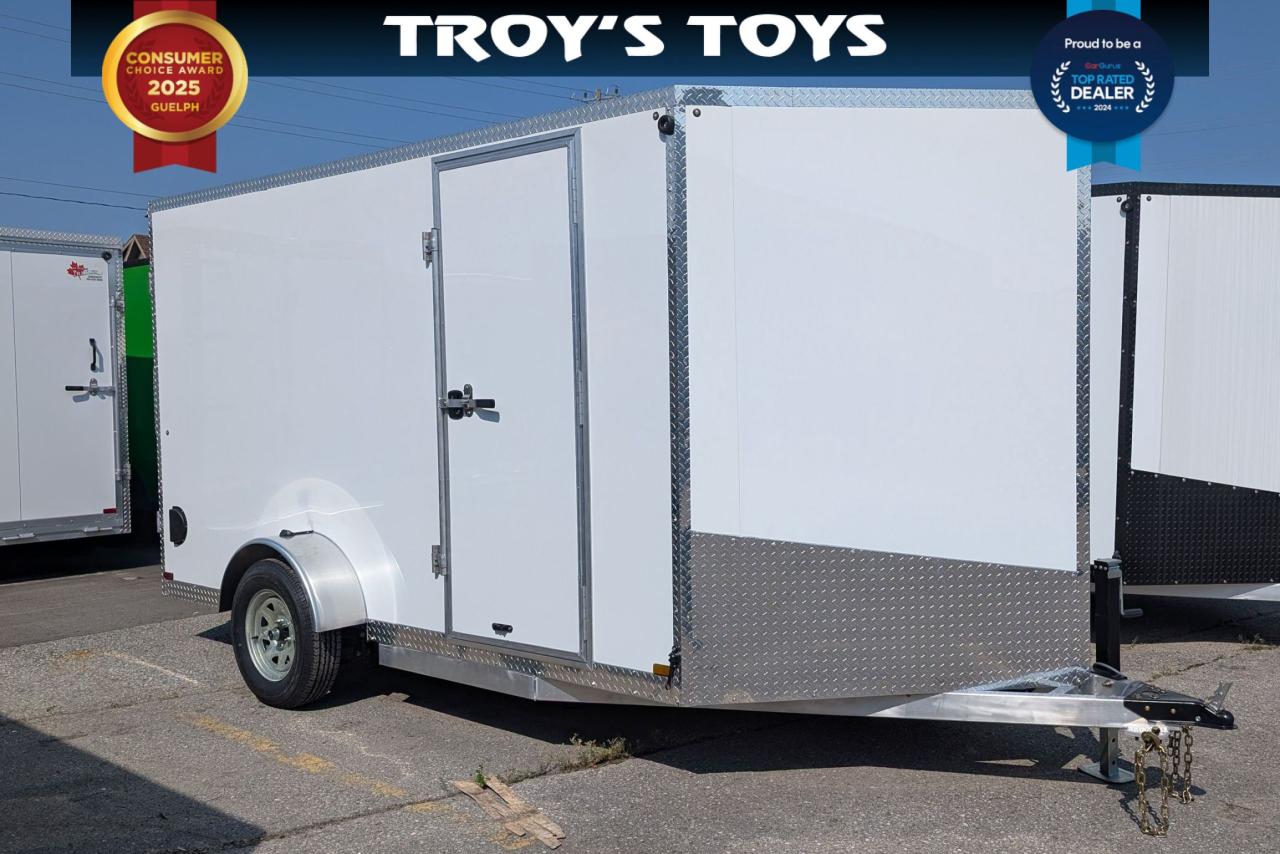 2025 Canadian Trailer Company 7x12 V-Nose Cargo Trailer Aluminum Single Axle