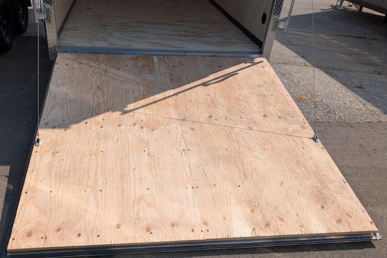 2025 Canadian Trailer Company 7x12 V-Nose Cargo Trailer Aluminum Single Axle
