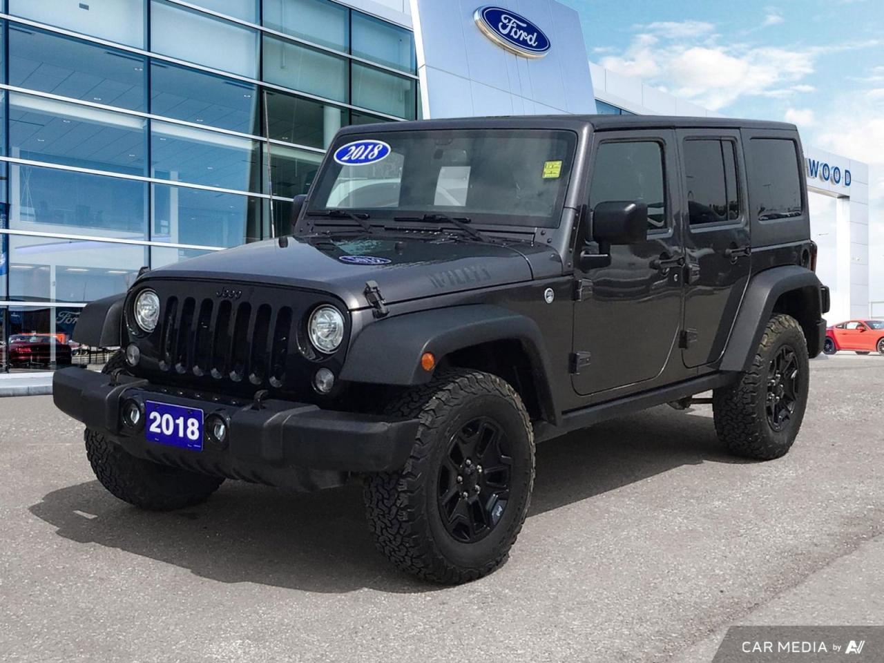Used 2018 Jeep Wrangler Willys Wheeler Local Vehicle | Hard Top | Power Group ! for sale in Winnipeg, MB