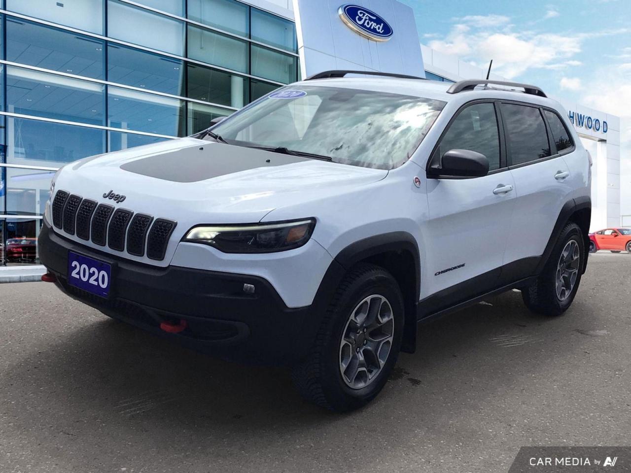 Used 2020 Jeep Cherokee Trailhawk 4WD | Leather | Local Vehicle | Low Kilometers for sale in Winnipeg, MB