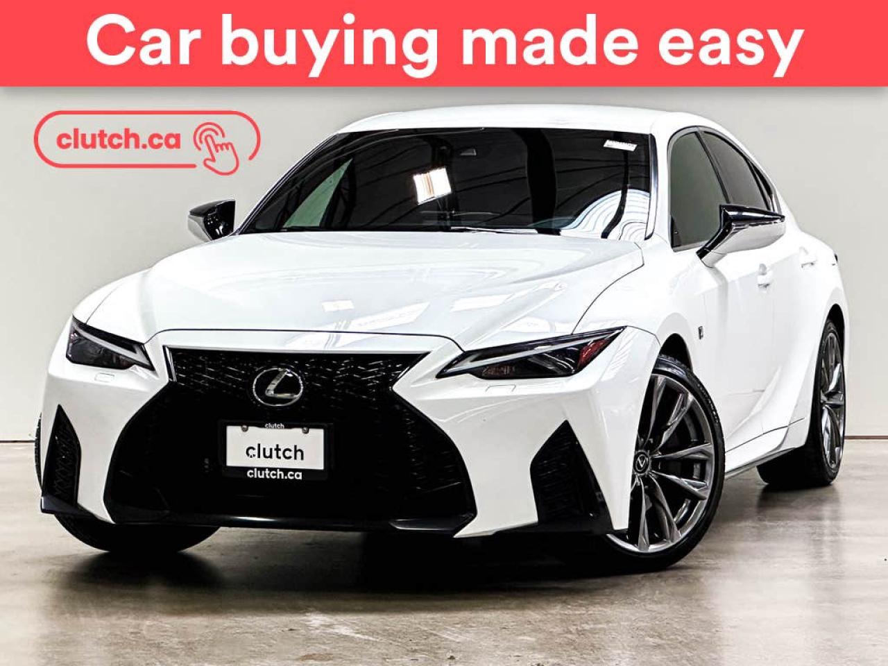 Used 2021 Lexus IS 300 AWD F-Sport w/ Apple CarPlay, Heated Front Seats, Rearview Cam for sale in Toronto, ON