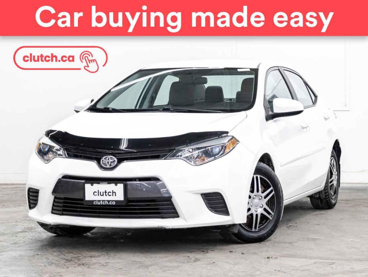 Used 2016 Toyota Corolla LE ECO CVT w/ Heated Front Seats, Rearview Cam, A/C for sale in Toronto, ON