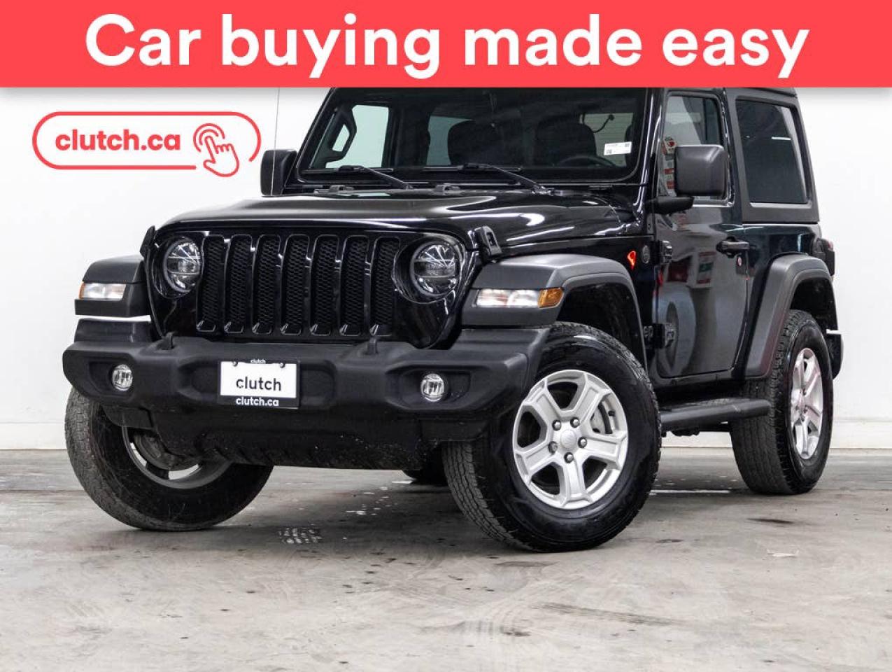 Used 2022 Jeep Wrangler Sport S 4x4 w/ Front Heated Seats, Rearview Cam, Dual Zone Climate Control for sale in Toronto, ON