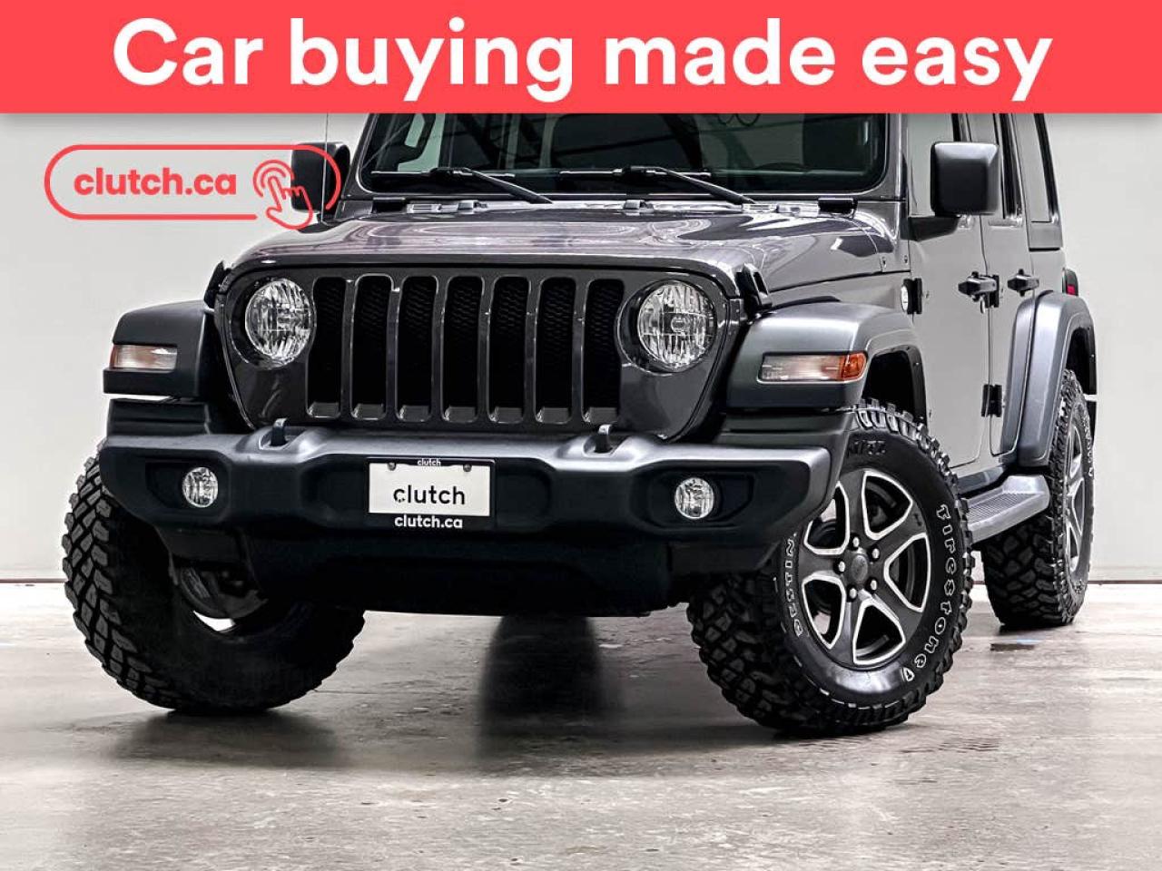 Used 2021 Jeep Wrangler Unlimited Sport S 4x4 w/ Cruise Control, Bluetooth, Rearview Cam for sale in Toronto, ON