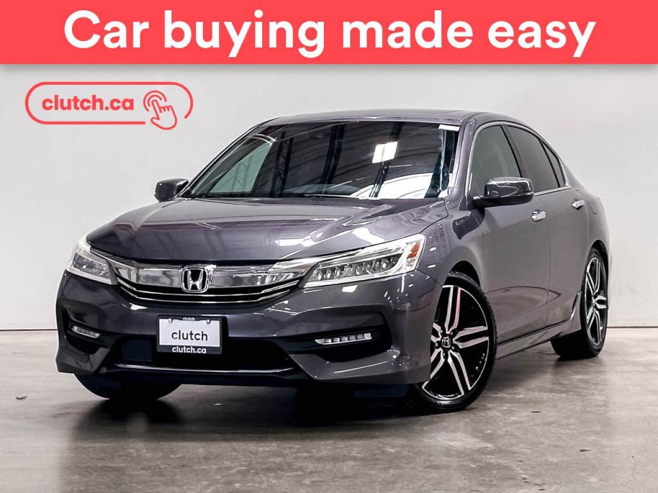 Used 2017 Honda Accord Touring V6 w/ Apple CarPlay, Heated Front Seats, Rearview Cam for sale in Toronto, ON